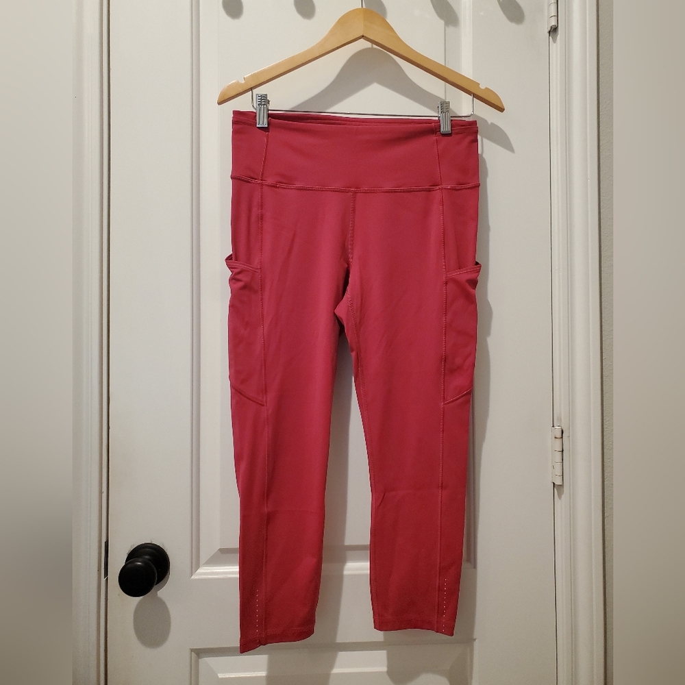 Lululemon Women's Pink High-Waisted Leggings